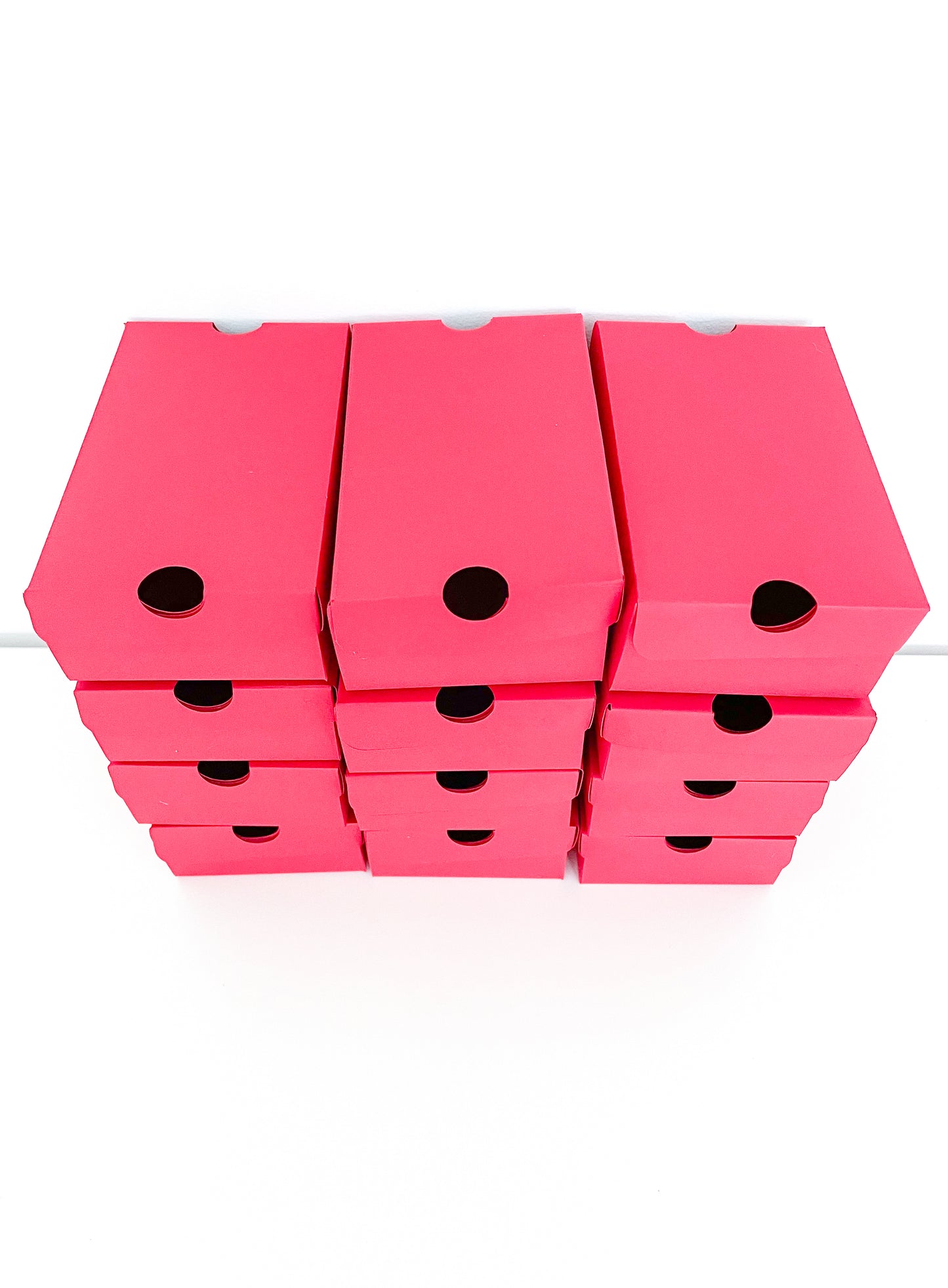 Personalized Red Mini Sneaker Favor Boxes