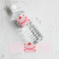 Personalized Strawberry Water Bottle labels - 12 Ct